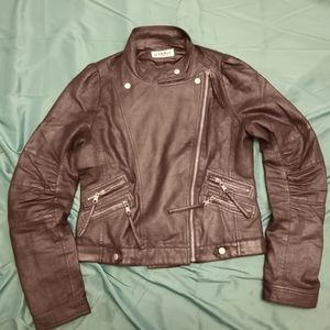 Heartly leather jacket